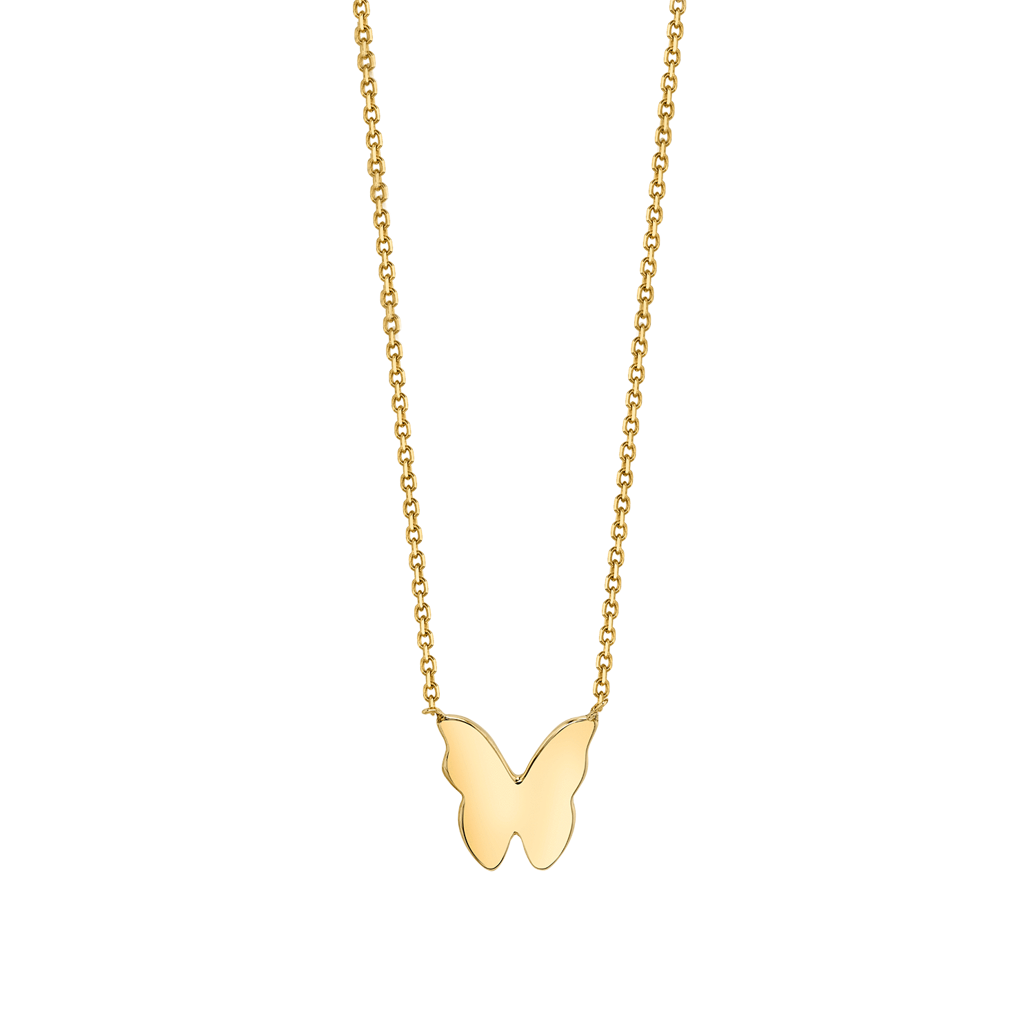 Kids Butterfly Necklace – Baby Gold