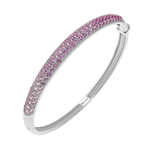 Ombré Pink Sapphire Cuff Bracelet