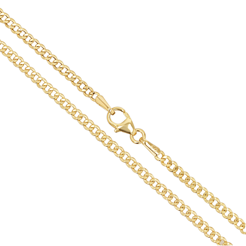 14K Dainty Cuban Link Chain Necklace