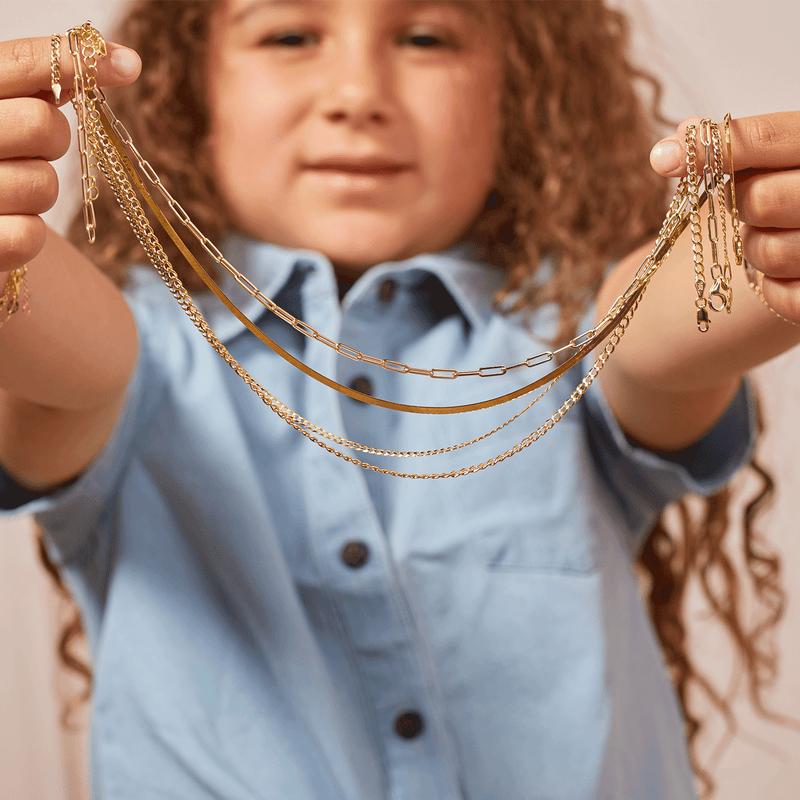 Kids Herringbone Necklace