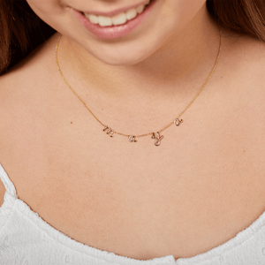 Kids Mini Letter Baby Necklace