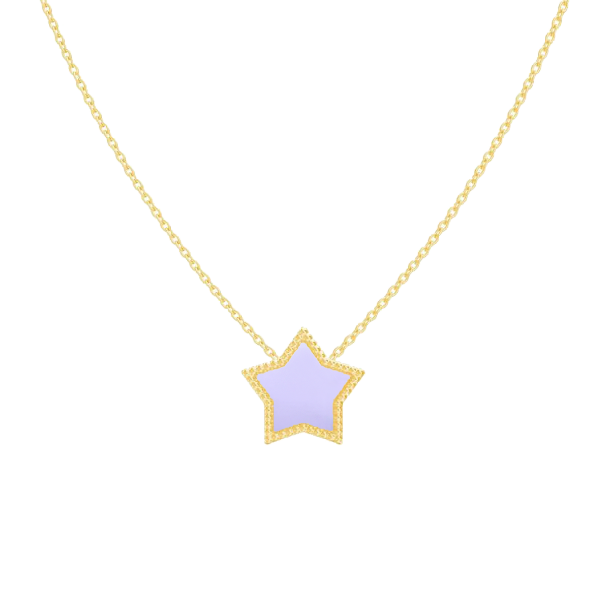 Kids Enamel Star Necklace – Baby Gold1