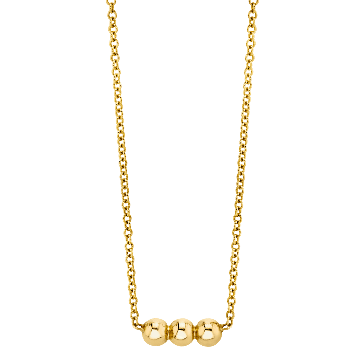 Tres Luxe Chain Necklace 14K Yellow Gold / 20 Inches by Baby Gold - Shop Custom Gold Jewelry