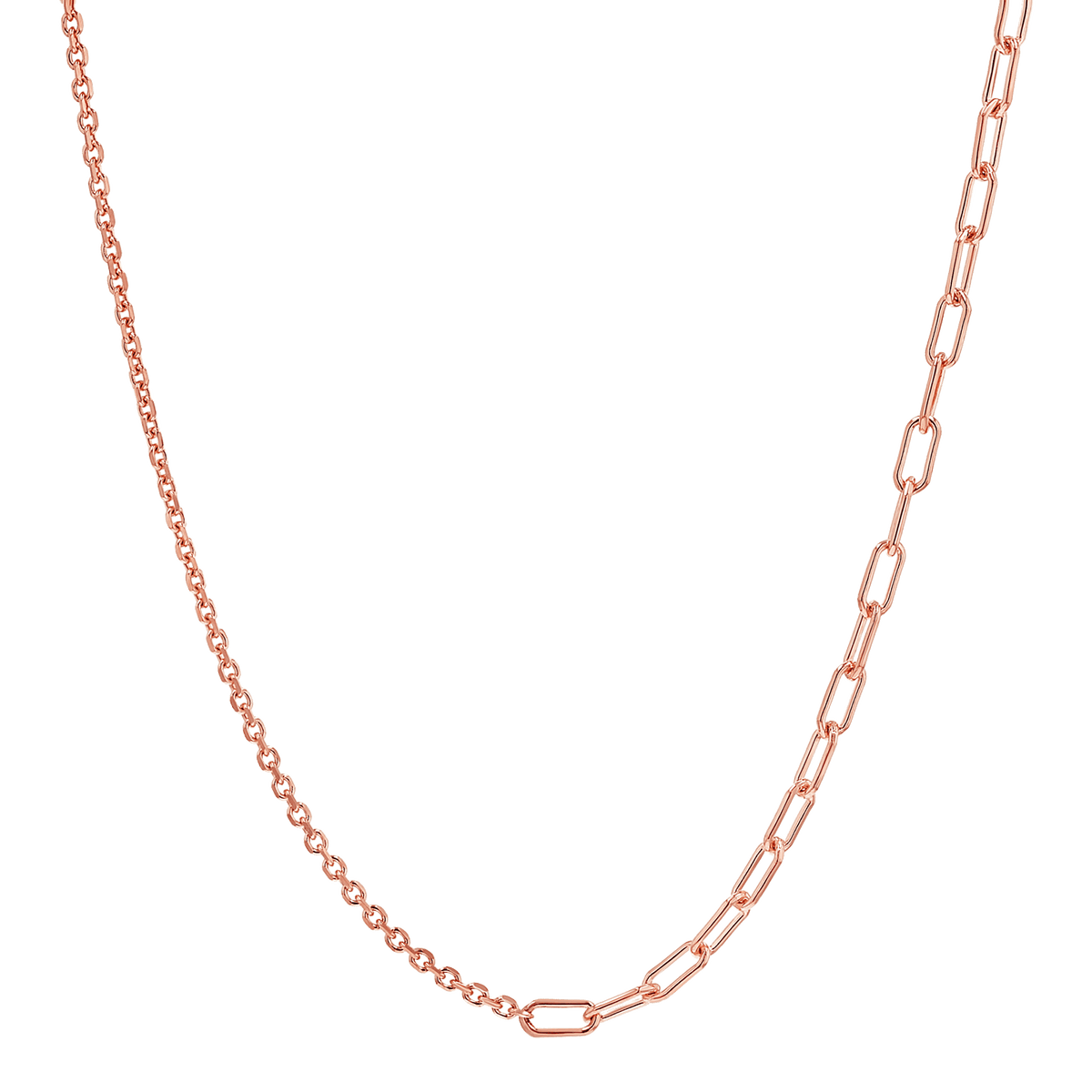 Nuragold 14k Yellow Gold 3mm Paperclip Chain Necklace – 16 Inch Dainty Rolo Link