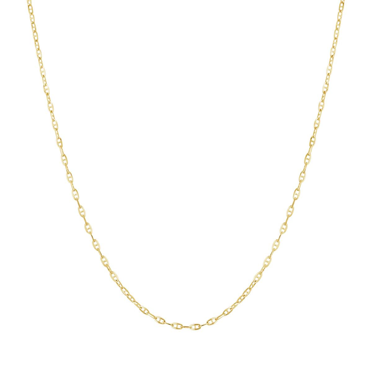 Anchor Chain Necklace - Nautical Gold Necklace - Mariner Link Necklace - Gold Necklace - Nautical 