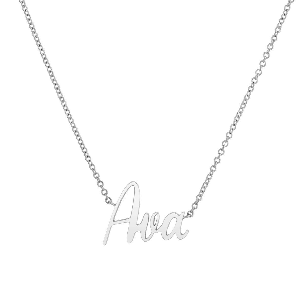 Custom Name Necklace Baby Gold