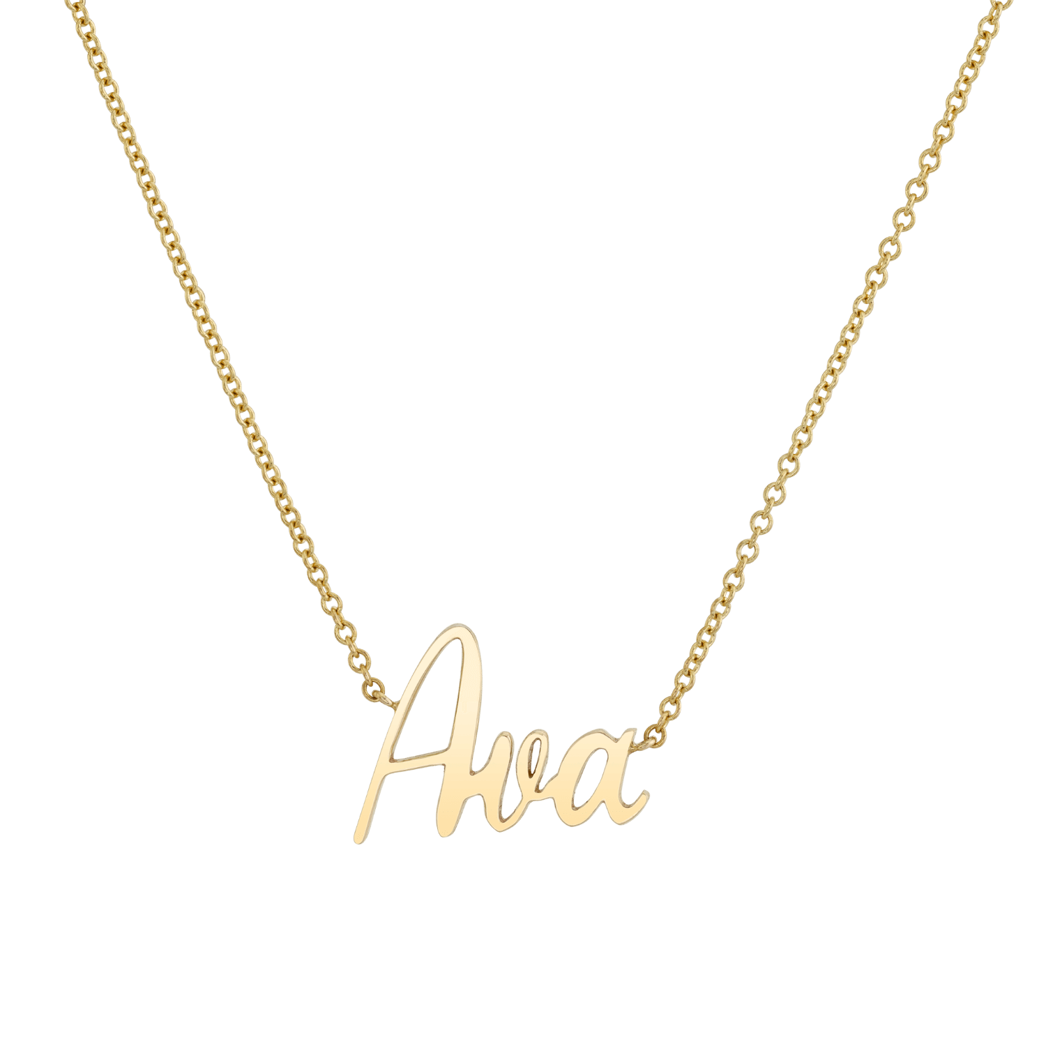 Kids Custom Name Necklace – Baby Gold