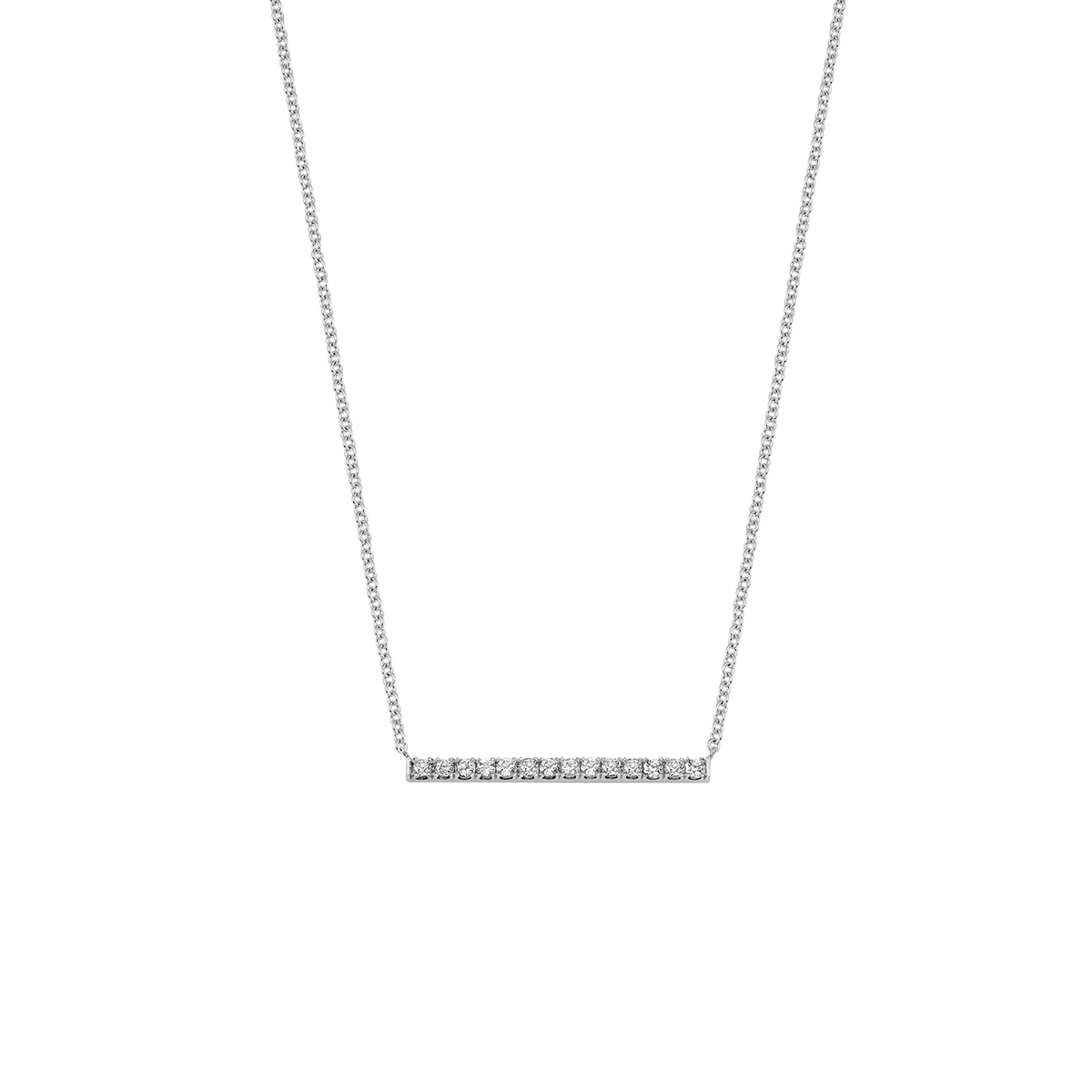 Baby Gold Diamond Pave Letter Necklace