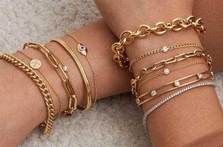 14K Gold Bracelets
