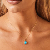 One of a Kind Blue Opal Slice Charm