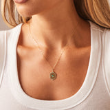 Sunburst Hexagon Diamond Solitaire Charm