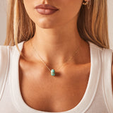 Turquoise Gemstone Slider Charm