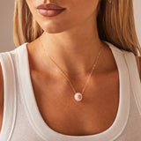 Rose Quartz Gemstone Slider Charm