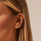 Soleil Star Seashell Stud Earrings