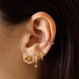 Sapphire Gemstone Ear Cuff