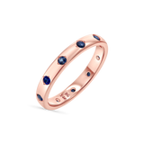 Glimmer Gemstone Band Ring