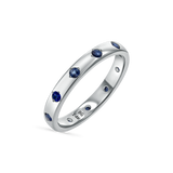 Glimmer Gemstone Band Ring