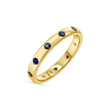 Glimmer Gemstone Band Ring