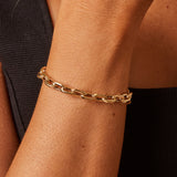 Laurel Oval Link Bracelet