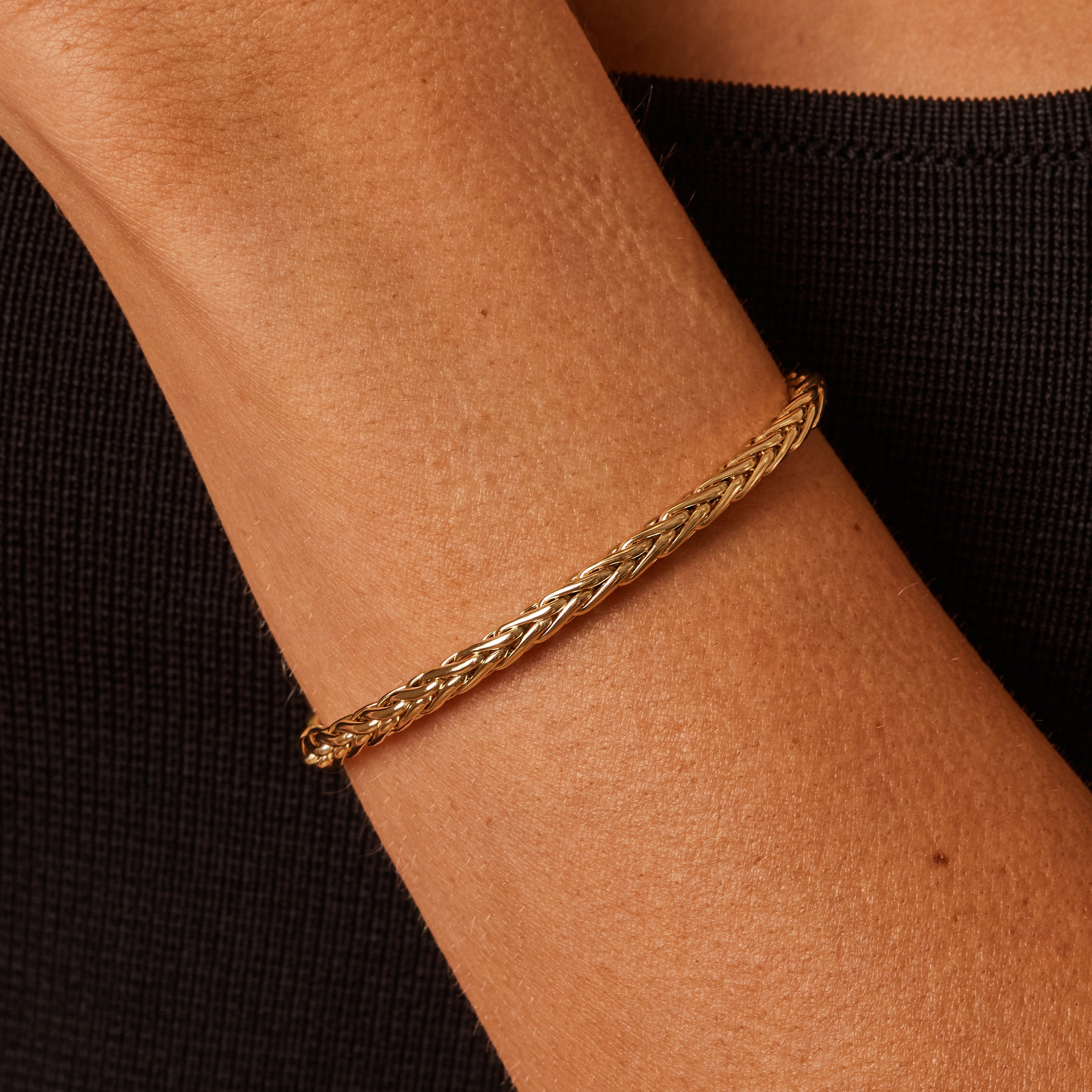 Wheat Braid Chain Bracelet