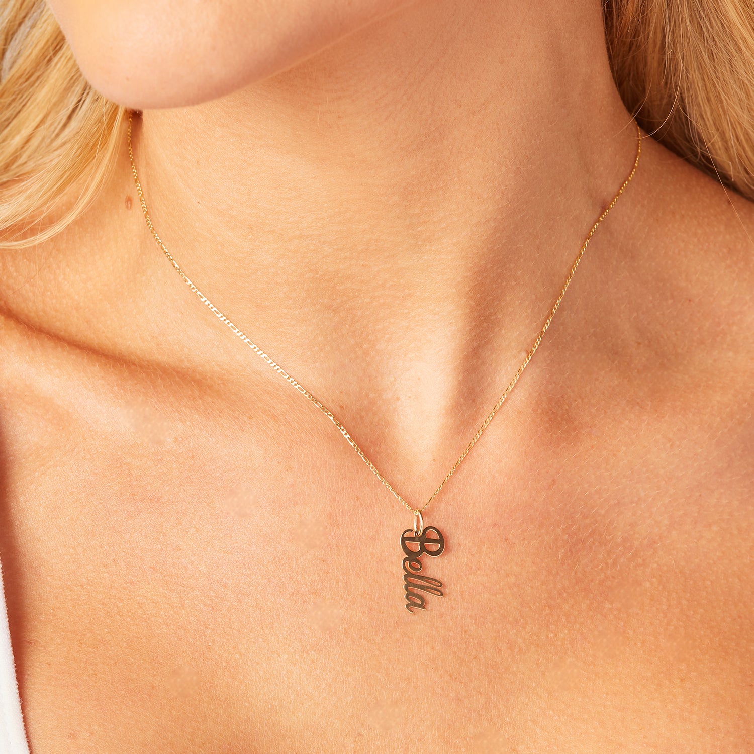 14k Gold Necklace Charm Necklace With Children's Names 14K