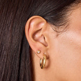 Swirl Hoop Earrings