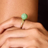 Jade Gumball Ring
