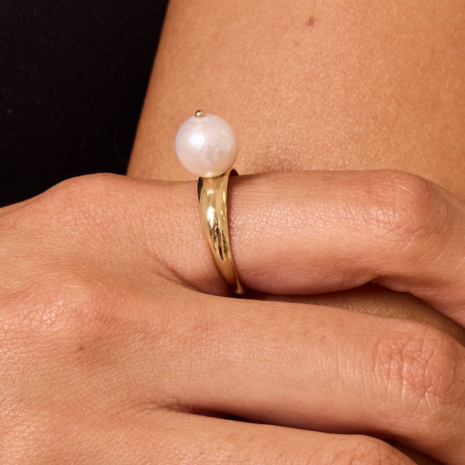 Pearl Gumball Ring