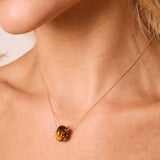 Tiger's Eye Gemstone Slider Charm