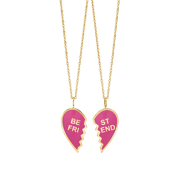 2 Girl Kids Necklaces, Best Friends Forever, Sisters Set of 2 Birthday Gift  for BFF, Friendship Jewelry, BFF Gift for 2, Christmas Idea Gift - Etsy