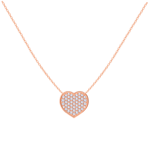 Kids Diamond Heart Necklace