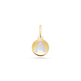 Reversible Enamel Letter Bead Charm