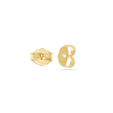 14K Solid Gold Earring Back