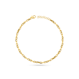 Dainty Celine Twist Chain Anklet