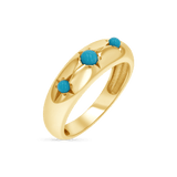 Turquoise Trio Starset Ring
