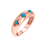 Turquoise Trio Starset Ring