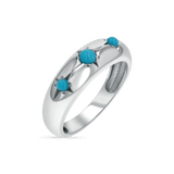 Turquoise Trio Starset Ring