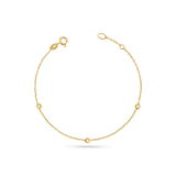 Dainty Ball Station Bracelet