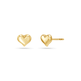 Mini Puff Heart Studs