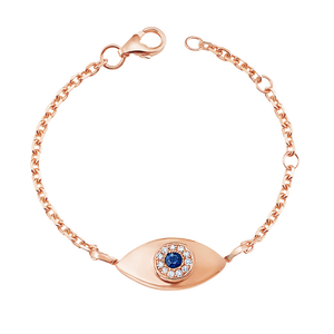 Kids Evil Eye Bracelet Baby Gold
