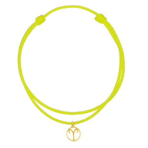 Zodiac Charm Cord Bracelet