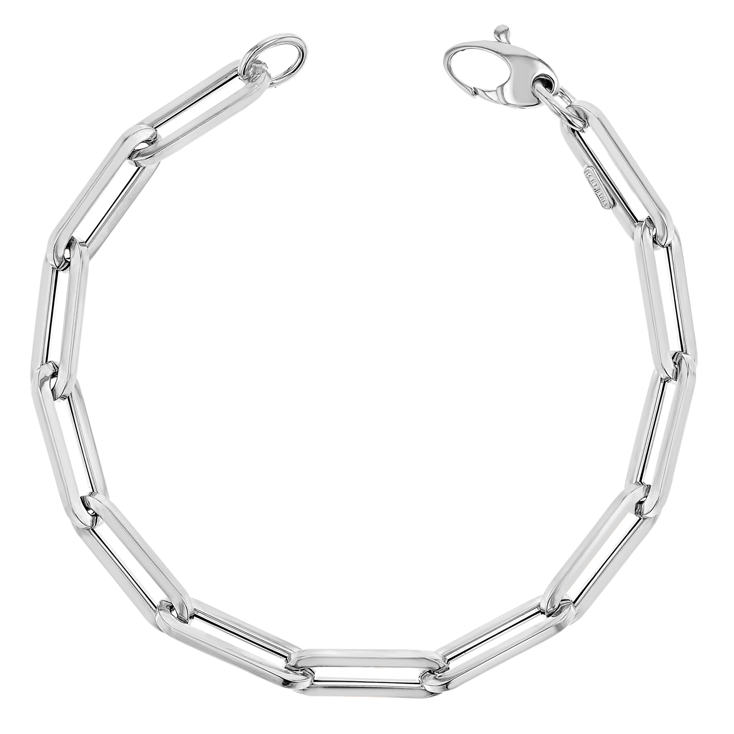 14K Grand Paper Clip Chain Bracelet Baby Gold