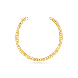 Puff Cuban Chain Bracelet