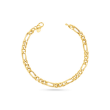 Puff Figaro Chain Bracelet