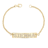 Kids Signature Classic ID Engravable Pave Bracelet