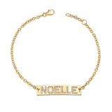 Kids Signature Classic ID Engravable Pave Bracelet