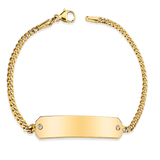 Cuban Link Diamond ID Bracelet