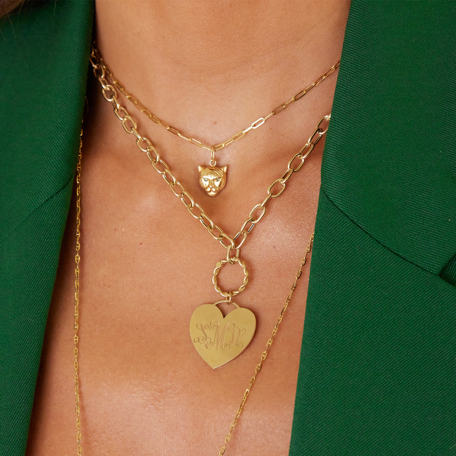 Heart Monogram Charm - Image 7