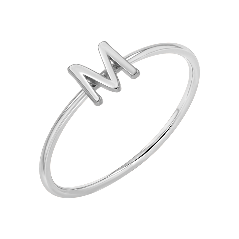Solid Initial Letter Ring