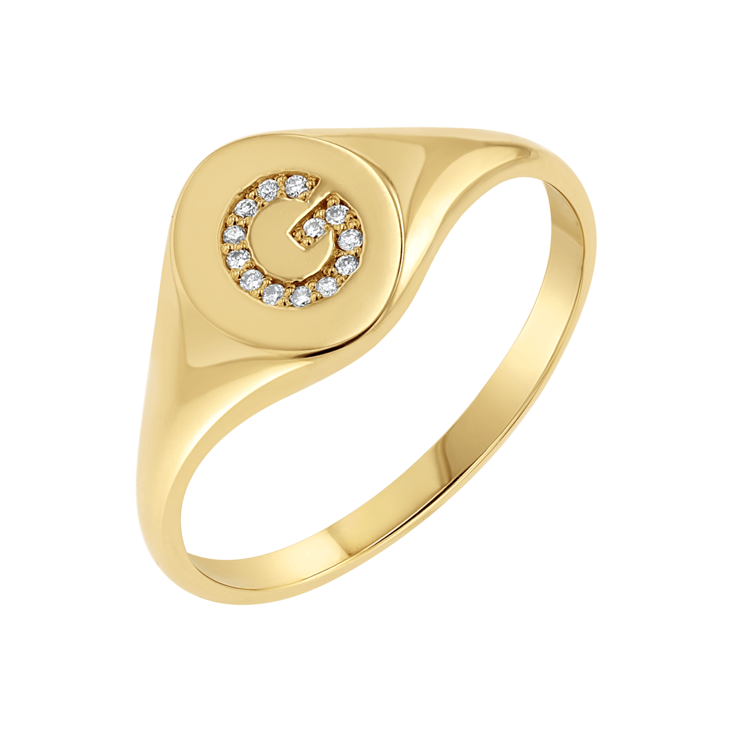 14k Gold Signet Rings - Lifetime Guarantee & FREE U.S. Shipping – Baby Gold